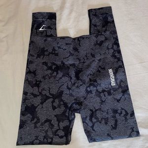 Gymshark Adapt Camo Seamless Leggings - Black